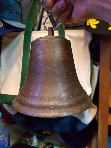 Church school bells Brass material, ancient work รูปที่ 1
