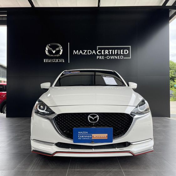 Mazda Mazda 2 2021 1.3 SP Sedan เบนซิน ไม่ติดแก๊ส เกียร์อัตโนมัติ ขาว รูปที่ 1
