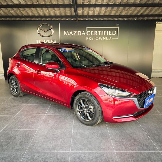 Mazda Mazda 2 2019 1.3 Skyactiv-G S Leather Sedan Sedan เบนซิน ไม่ติดแก๊ส เกียร์อัตโนมัติ แดง
