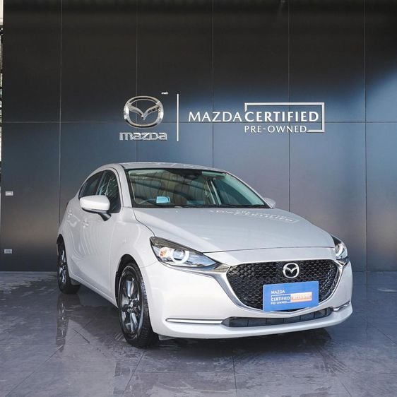 Mazda Mazda 2 2022 1.3 Skyactiv-G S Leather Sports Sedan เบนซิน ไม่ติดแก๊ส เกียร์อัตโนมัติ ขาว รูปที่ 1