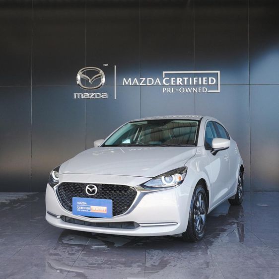 Mazda Mazda 2 2022 1.3 Skyactiv-G S Leather Sports Sedan เบนซิน ไม่ติดแก๊ส เกียร์อัตโนมัติ ขาว รูปที่ 2