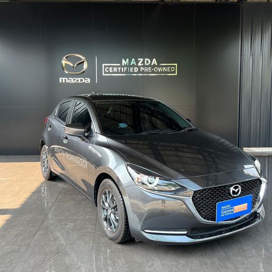 Mazda Mazda 2 2022 1.3 Skyactiv-G S Leather Sedan Sedan เบนซิน ไม่ติดแก๊ส เกียร์อัตโนมัติ เทา รูปที่ 1