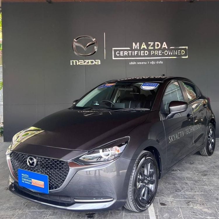 Mazda Mazda 2 2022 1.3 Skyactiv-G S Leather Sports Sedan เบนซิน ไม่ติดแก๊ส เกียร์อัตโนมัติ เทา รูปที่ 2
