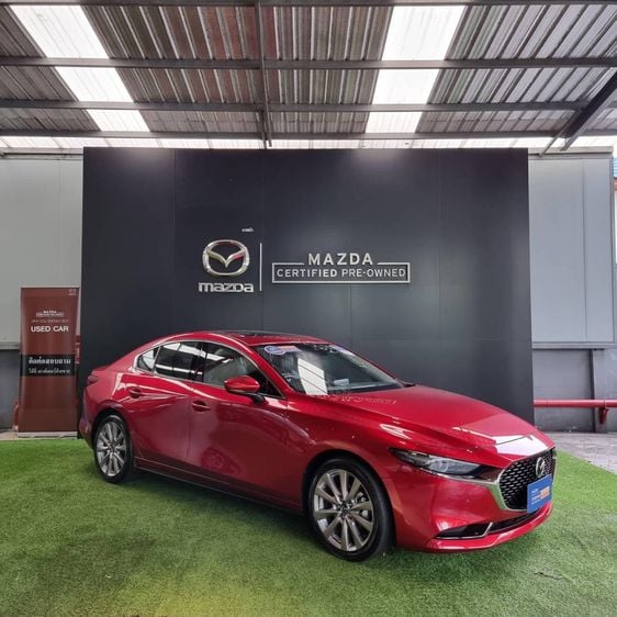 Mazda Mazda3 2022 2.0 SP Sedan เบนซิน ไม่ติดแก๊ส เกียร์อัตโนมัติ แดง รูปที่ 1