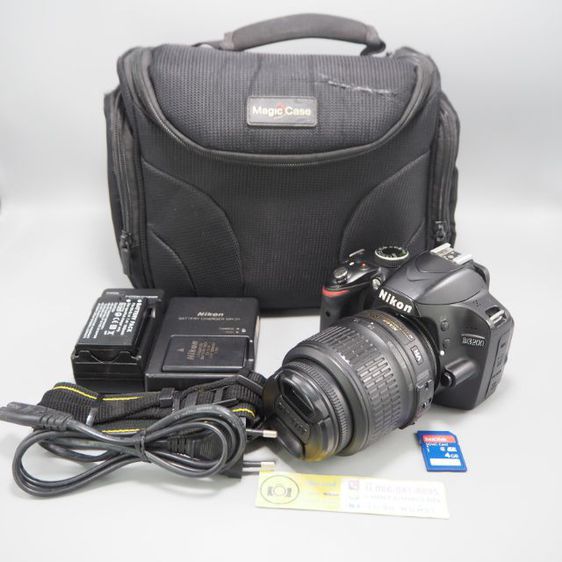 กล้อง DSLR ไม่กันน้ำ กล้อง Nikon D3200 เลนส์ 18-55 VR