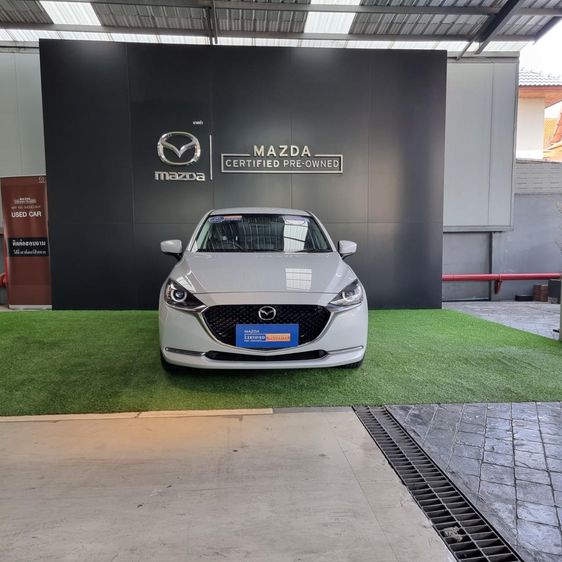 Mazda Mazda 2 2021 1.3 Skyactiv-G S Leather Sports Sedan เบนซิน ไม่ติดแก๊ส เกียร์อัตโนมัติ ขาว รูปที่ 1