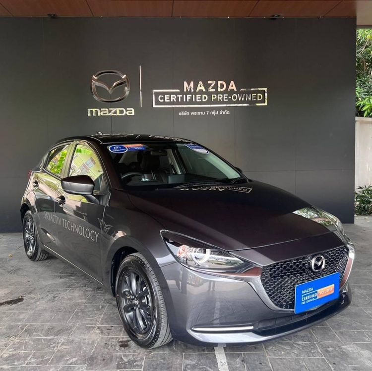 Mazda Mazda 2 2022 1.3 Skyactiv-G S Leather Sports Sedan เบนซิน ไม่ติดแก๊ส เกียร์อัตโนมัติ เทา รูปที่ 1