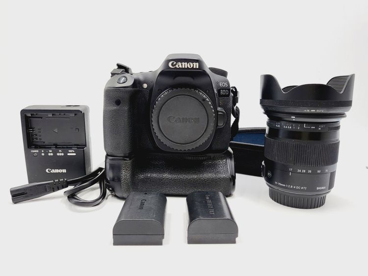 Canon EOS 80D + Sigma 17-70 mm. + Sigma 10-20mm.