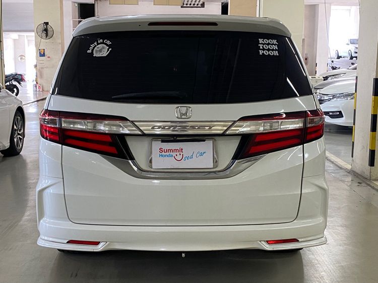 Honda Odyssey 2015 2.4 E Van เบนซิน ไม่ติดแก๊ส เกียร์อัตโนมัติ ขาว รูปที่ 4