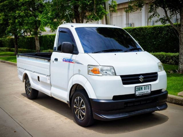 Suzuki Carry 2018 1.6 Pickup เบนซิน ไม่ติดแก๊ส เกียร์ธรรมดา ขาว รูปที่ 1