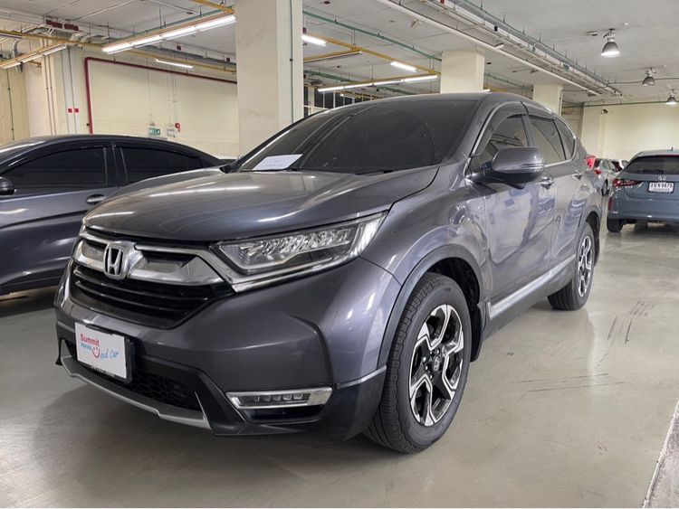 Honda CR-V 2018 1.6 DT EL 4WD Utility-car ดีเซล ไม่ติดแก๊ส เกียร์อัตโนมัติ เทา