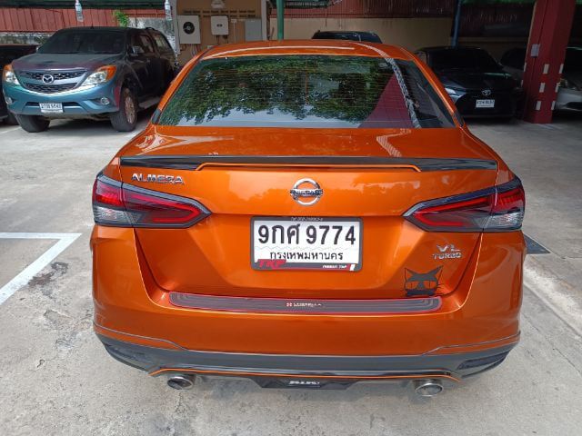 รถ Nissan Almera 1.0 VL สี ส้ม