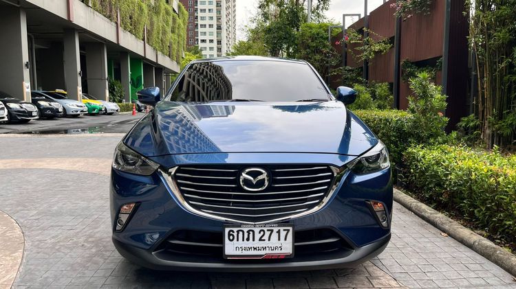 Mazda CX-3 2017 2.0 S Sedan เบนซิน ไม่ติดแก๊ส เกียร์อัตโนมัติ น้ำเงิน