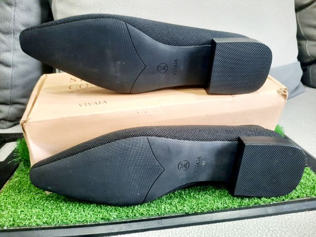 ขอขายรองเท้าแบรนด์เนมท่านหญิงของยี่ห้อ VIVAIA size EURO 40 สีดำ Deep Ebony สภาพใหม่พร้อมกล่องไม่ผ่านการใช้งานไม่มีตำหนิ รูปที่ 6
