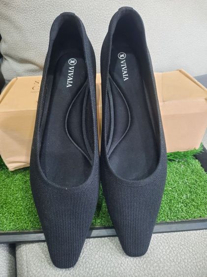 ขอขายรองเท้าแบรนด์เนมท่านหญิงของยี่ห้อ VIVAIA size EURO 40 สีดำ Deep Ebony สภาพใหม่พร้อมกล่องไม่ผ่านการใช้งานไม่มีตำหนิ รูปที่ 9