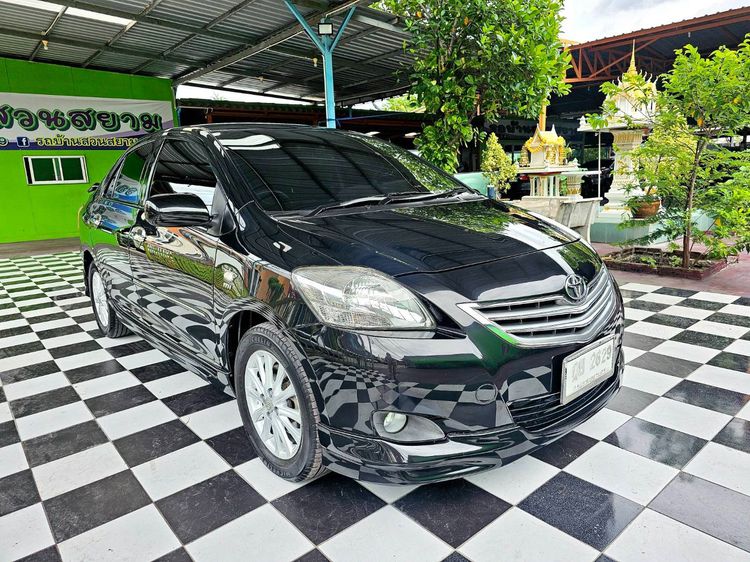 Toyota Vios 2010 1.5 E Ivory Sedan เบนซิน ไม่ติดแก๊ส เกียร์อัตโนมัติ ดำ