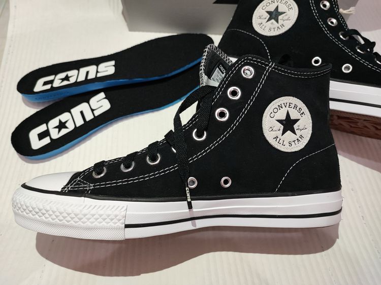รองเท้า Converse หุ้มข้อรุ่น CONS CTAS PRO SUEDE HI Black รูปที่ 6