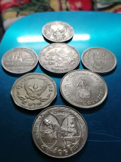 เหรียญไทย เหรียญเก่า​ แพคเก็จ7เหรียญ