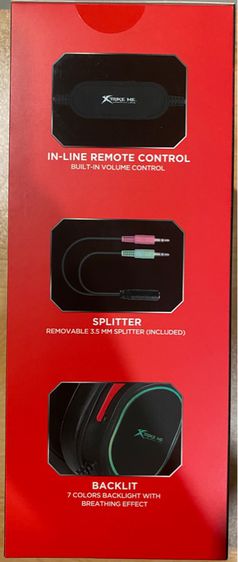 หูฟังเกมมิ่ง Xtrikeme Stereo Gaming Headset GH-899 BACKLIT รูปที่ 4