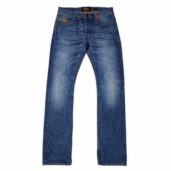 Superdry jeans  ผ้าไม่ยืดสภาพใหม่สีเข้ม คือสภาพสวยมากงานหายากแนะนำไซส์ใครเก็บได้เก็บครับ
