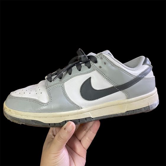 รองเท้าผ้าใบ หนังแท้ ขนาดอื่น ๆ หลากสี Nike Dunk Low “Light Smoke Grey”