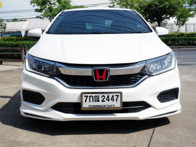Honda City 2018 1.5 V Sedan เบนซิน ไม่ติดแก๊ส เกียร์อัตโนมัติ ขาว รูปที่ 4
