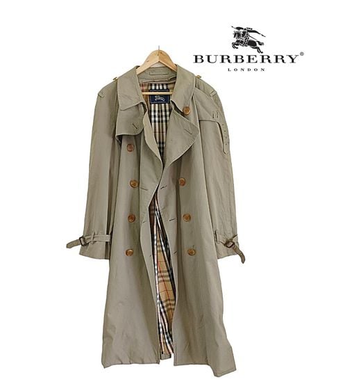 Burberry Men's 80s Trench Coat Made in England