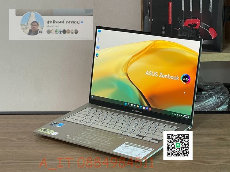 Asus Zenbook 14X OLED UX3404VA Core i5-13500H RAM16GB SSD512GB OLED 2K สินค้าตัวโชว์มีประกันศูนย์ รูปที่ 6
