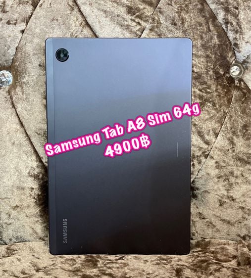 64 GB Samsung Tab A8 Sim Ram4 Rom64gbขนาดจอ10.5นิ้ว  กล้องหน้า5mp กล้องหลัง8Mpความจุแบต7040mAh((รับแลกรับเทิร์นทุกรุ่นค่ะ)) 