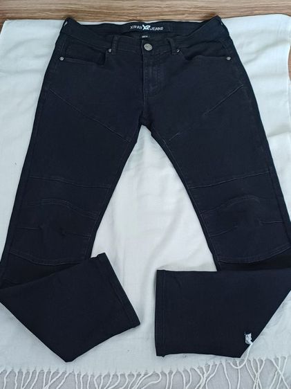 Xray Biker Jeans Size 30 30 สีดำ ผ้ายีนส์ยืด รูปที่ 11