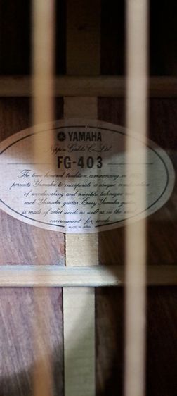 YAMAHA FG-403 Made in Japan  รูปที่ 2