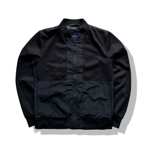Zara Man Black Bomber Jacket รอบอก 43” รูปที่ 1