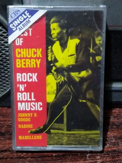 ภาษาอังกฤษ เทปเพลงสากล เทปคาสเซ็ท Chuck Berry The best of Rock 'N' Roll music Tape Cassette มือหนึ่งซีล Sealed 