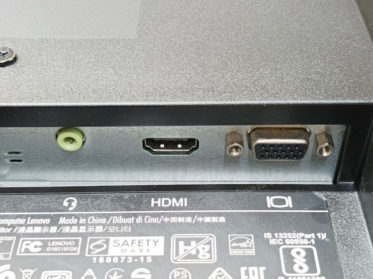 จอคอมมือสอง LED 21.5 นิ้ว LENOVO D22-10(HDMI) ไวด์สกรีน ใช้ได้ปกติ ภาพคมชัด ถูกๆ 😮😲 รูปที่ 3