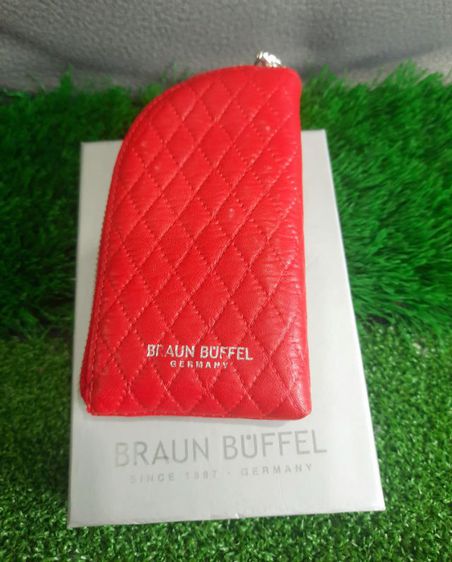 ขอขายกระเป๋าหนังใส่ลูกกุญแจแบรนด์เนมของยี่ห้อ Braun Buffel ใหม่สีแดงสดมีกล่องสภาพใหม่ไม่ผ่านการใช้งานมีการ์ดรับประกันคุณภาพสินค้าแท้ รูปที่ 5
