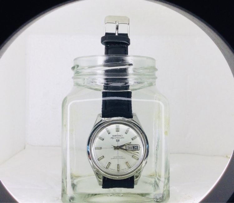 Vintage Seiko 5 Sportsmatic 6619 8110  Automatic Diashock 21 Jewel Men's Watch   เช็คระบบ ล้างเครื่อง ทำกันน้ำแล้ว  รูปที่ 5