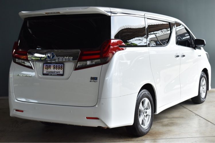Toyota Alphard 2016 Van ไฮบริด ไม่ติดแก๊ส เกียร์อัตโนมัติ ขาว รูปที่ 3