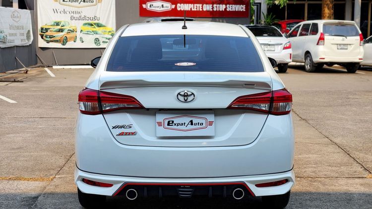 Toyota Yaris ATIV 2020 1.2 Mid Sedan เบนซิน ไม่ติดแก๊ส เกียร์อัตโนมัติ ขาว รูปที่ 4