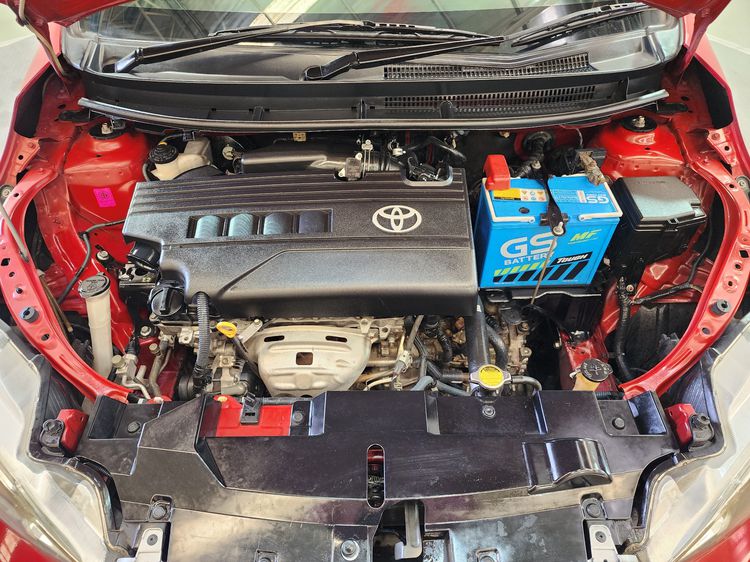 Toyota Yaris 2014 1.2 E Sedan เบนซิน เกียร์อัตโนมัติ แดง รูปที่ 3