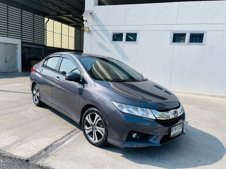 Honda City 2015 1.5 Sv i-VTEC Sedan เบนซิน ไม่ติดแก๊ส เกียร์อัตโนมัติ เทา