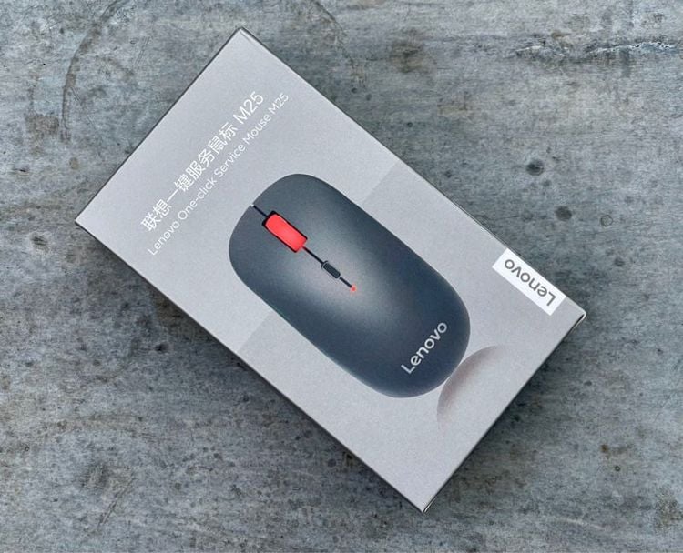 เม้าส์ และคีย์บอร์ด Lenovo usb wireless mouse ใหม่ ของแท้