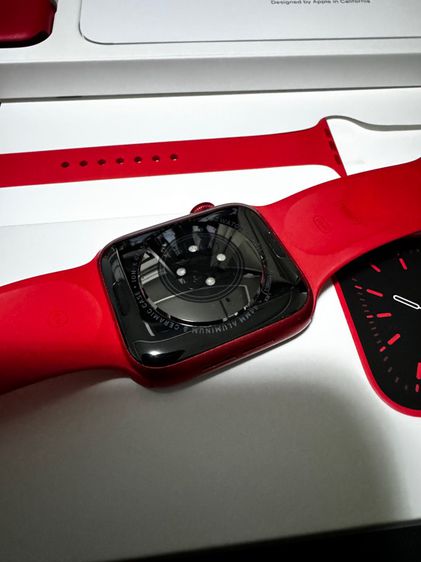 apple watch s6 44mm gps red รูปที่ 3