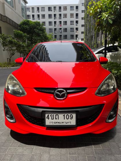 Mazda Mazda 2 2012 1.5 Elegance Spirit Sedan เบนซิน ไม่ติดแก๊ส เกียร์อัตโนมัติ แดง รูปที่ 1