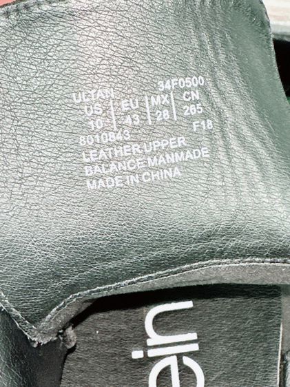 รองเท้าบู๊ทหนังกลับ Calvin Klein Sz.10us44eu28cm รุ่นUltra Calf Suede Chukka Boots สีดำ สภาพสวยมากเกือบใหม่ ไม่ขาดซ่อม ใส่ทำงานออกงานหล่อ รูปที่ 13