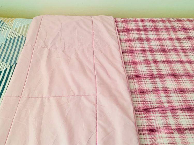 ผ้าห่ม ขนาด 4.5ฟุต สีม่วงลายสก็อต (Made in China) มือสองสภาพดี สินค้าญี่ปุ่น-เกาหลีแท้ รูปที่ 10