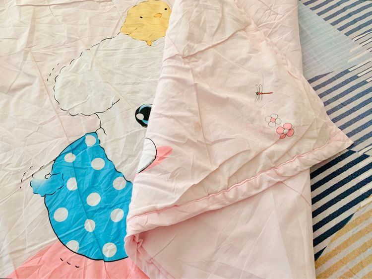 ผ้าห่ม ขนาด 4.5ฟุต สีชมพูลายการ์ตูน BudlBudl Dog มือสองขายตามสภาพ สินค้าญี่ปุ่น-เกาหลีแท้ รูปที่ 8