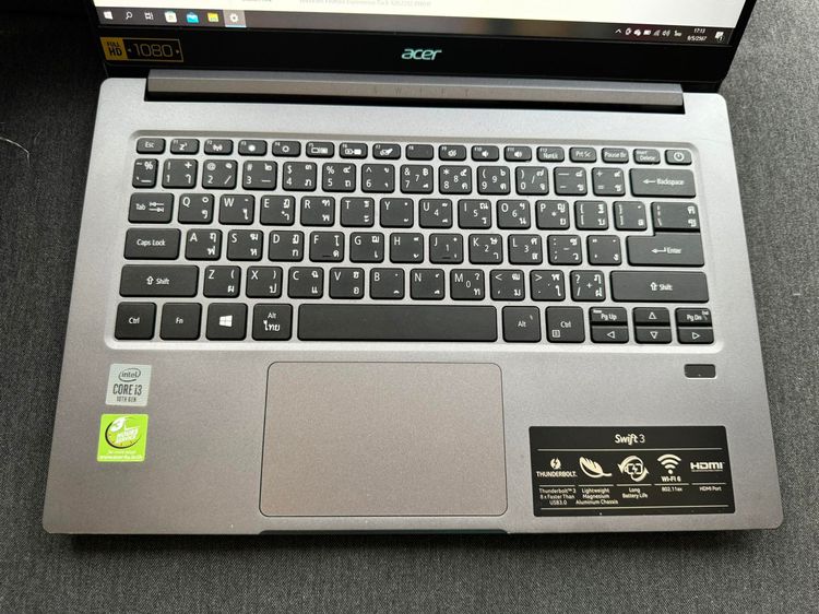 Notebook Acer SW3 i3Gen10 มือสองสภาพดีพร้อมใช้งาน Notebook Acer Swift3 SF314-57-32PH รูปที่ 7
