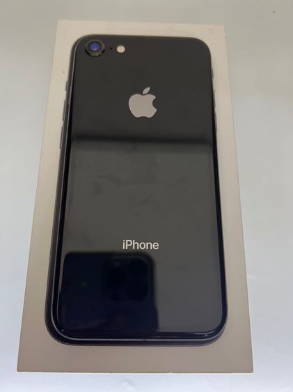 ขาย iPhone 8 64gb ศูนย์ไทย สีดำ สภาพสวย จอแท้ แบตแท้ สแกนนิ้วได้ รีเซ็ตได้ ไม่ติดไอคราว ใช้งานดี ปกติทุกอย่าง อุปกรณ์ ครบชุด พร้อมใช้งาน 