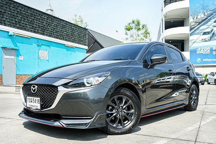 Mazda Mazda 2 2020 1.3 Sports Sedan เบนซิน ไม่ติดแก๊ส เกียร์อัตโนมัติ เทา