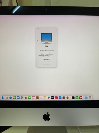 Apple แมค โอเอส 16 กิกะไบต์ iMac i7 ram16 4k 2017